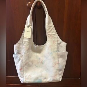 New w tags, White,blue & pink Tie-Dye "Lucky" Brand Hobo bag from Dillard's